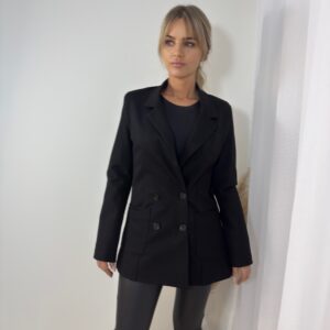 Elegancka Czarna Marynarka Oversize