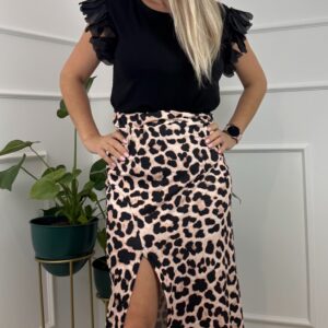 Alternative view of Spódnica Maxi w Panterkę - Polska Produkcja